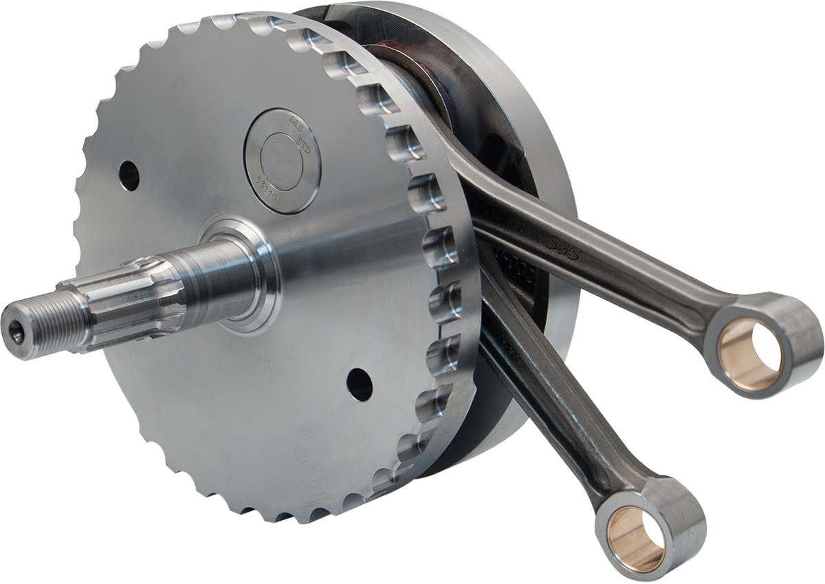S&S Cycle Flywheel Assembly - 4-3/8" - W/O Sprocket Bearing Race - Twin Cam "A" '99-'06