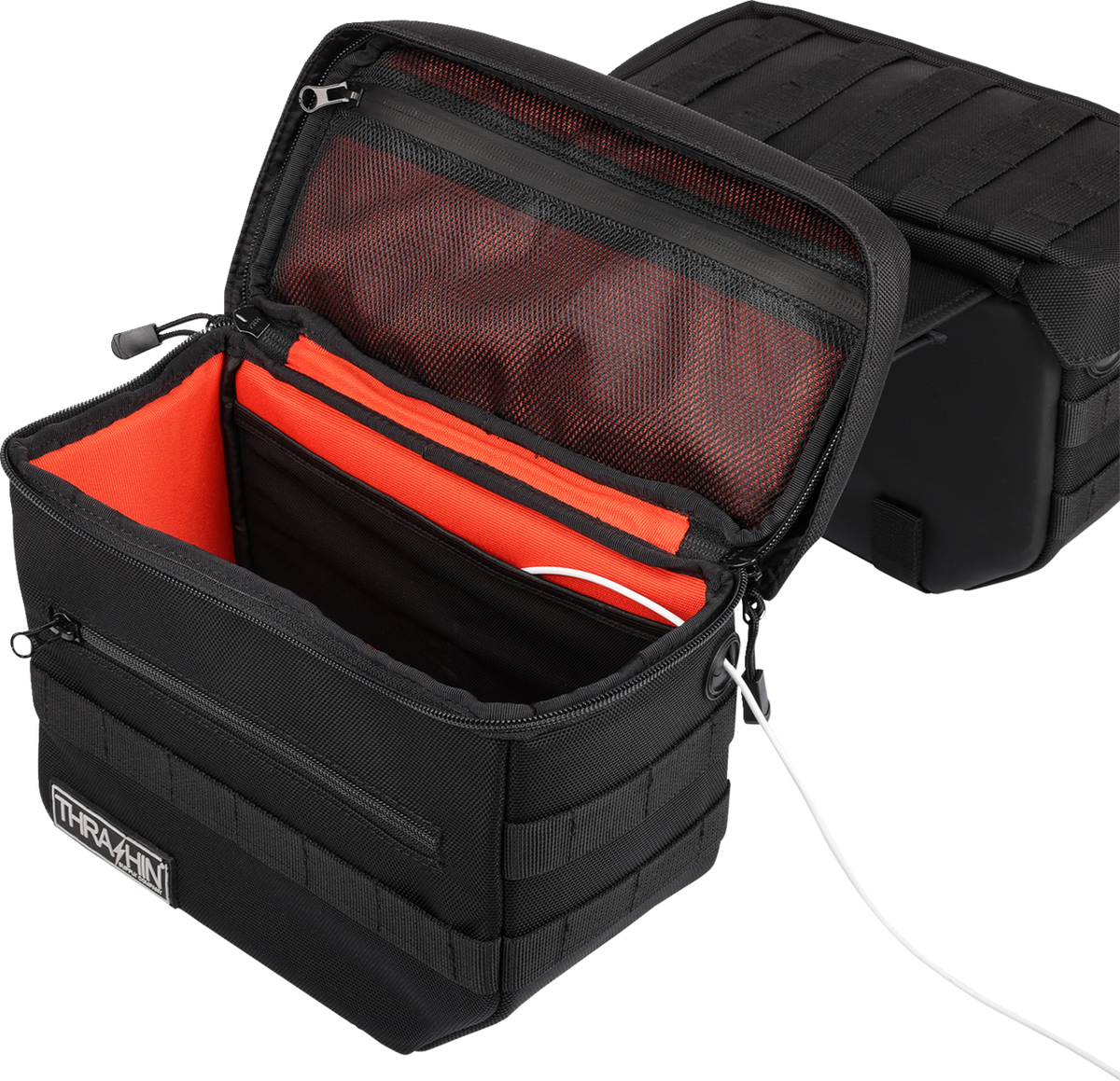 Thrashin Supply CO. Essential Saddlebags - Black