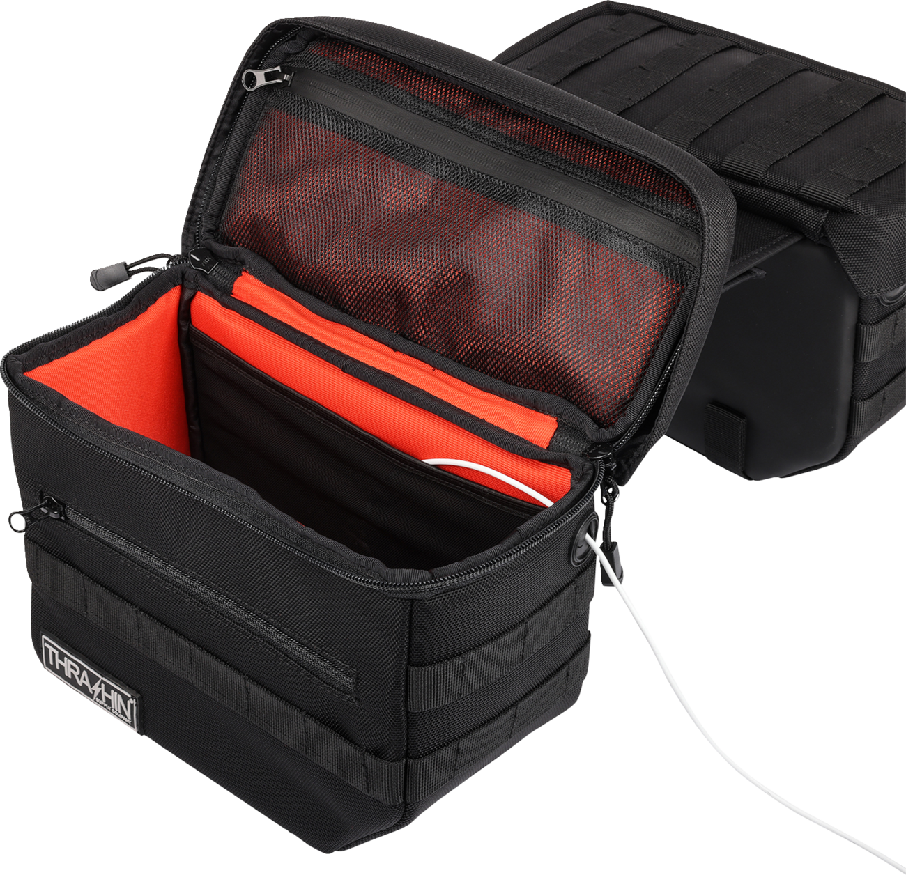Thrashin Supply CO. Essential Saddlebags - Black