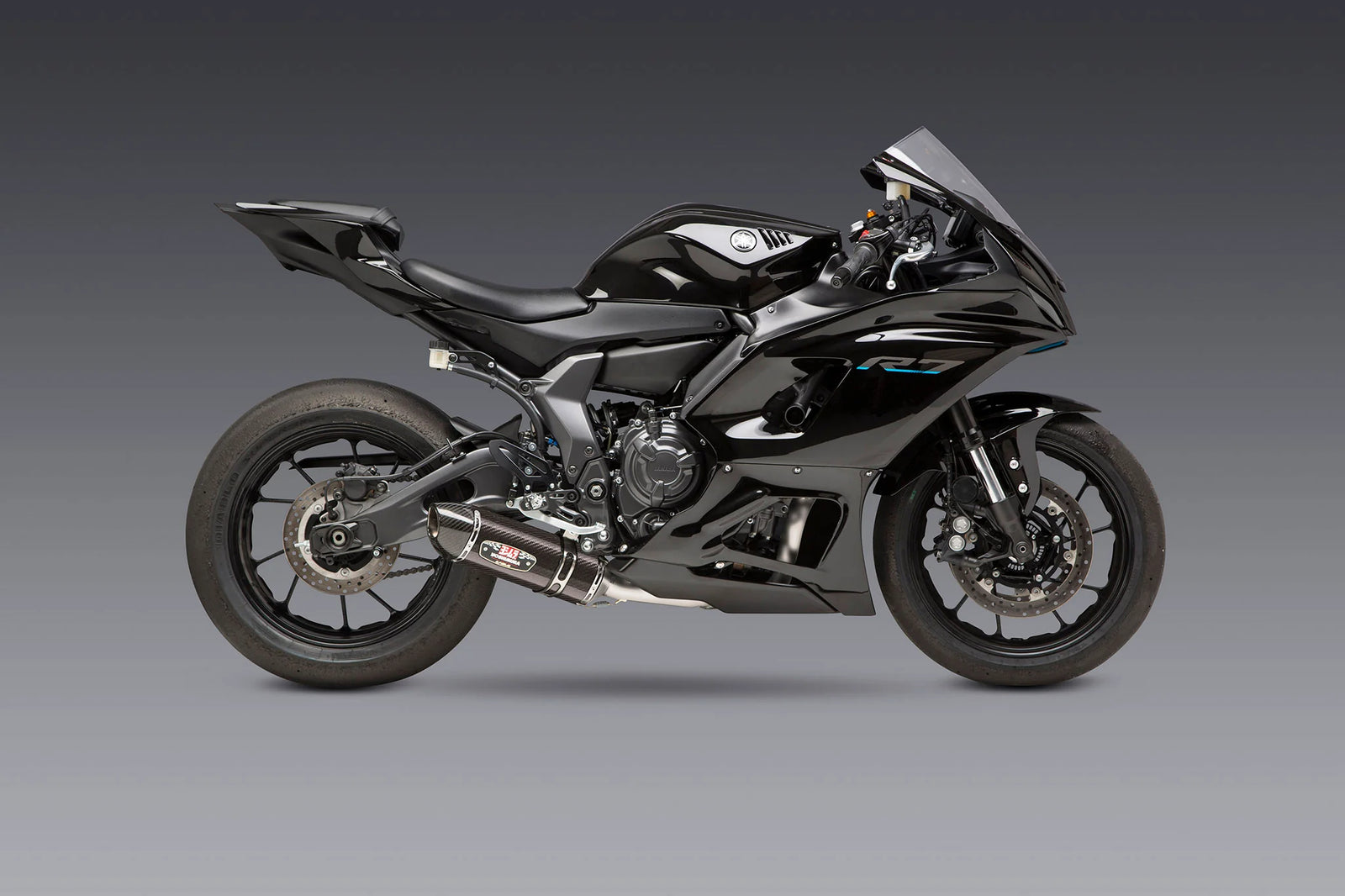 Yoshimura FZ/MT-07 15-26 / XSR700 18-26 / R7 22-26 Race R-77 Stainless Full Exhaust, W/ CF Muffler