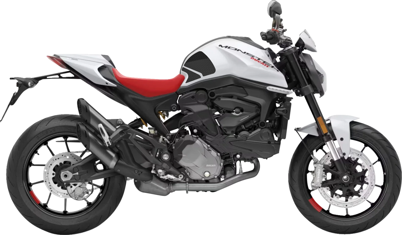 StompGrip Tank Grips - Icon - Black - Ducati - Monster '21-'25