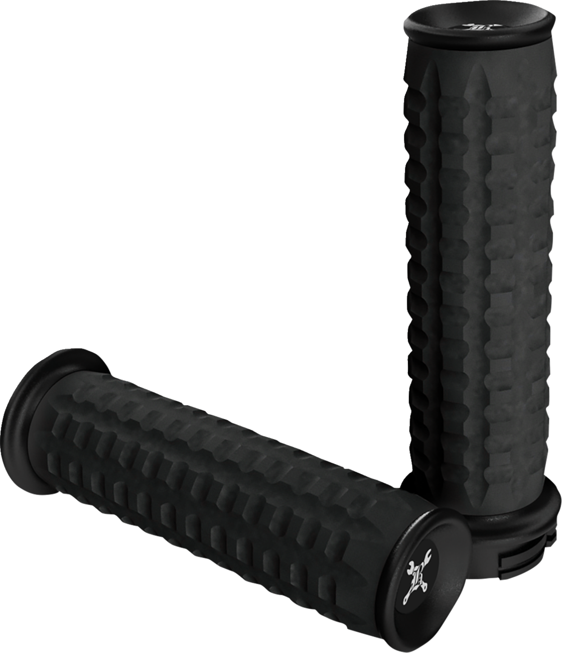 Burly Brand Reaper Grips - Dual Cable - Black Textured