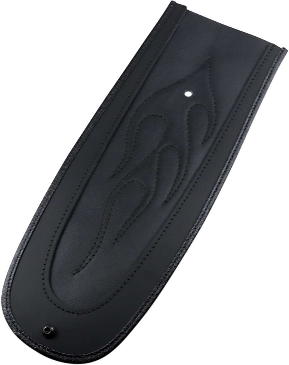 Drag Specialties Seats Fender Skin - Flame Stitched Automotive-Grade Vinyl Center