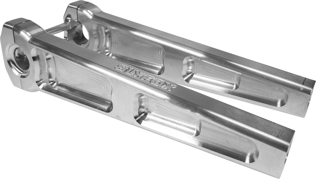 Slyfox Handlebar Riser Kit - Straight - 1" Clamping - 10" Rise - Raw