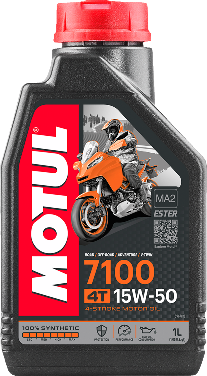 Motul 7100 4T Synthetic Oil - 15w-50 - 1L