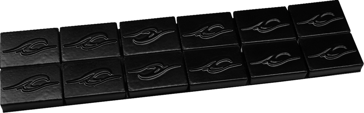 Coastal Moto Wheel Weights - Black - 1 Oz - 12 Pack