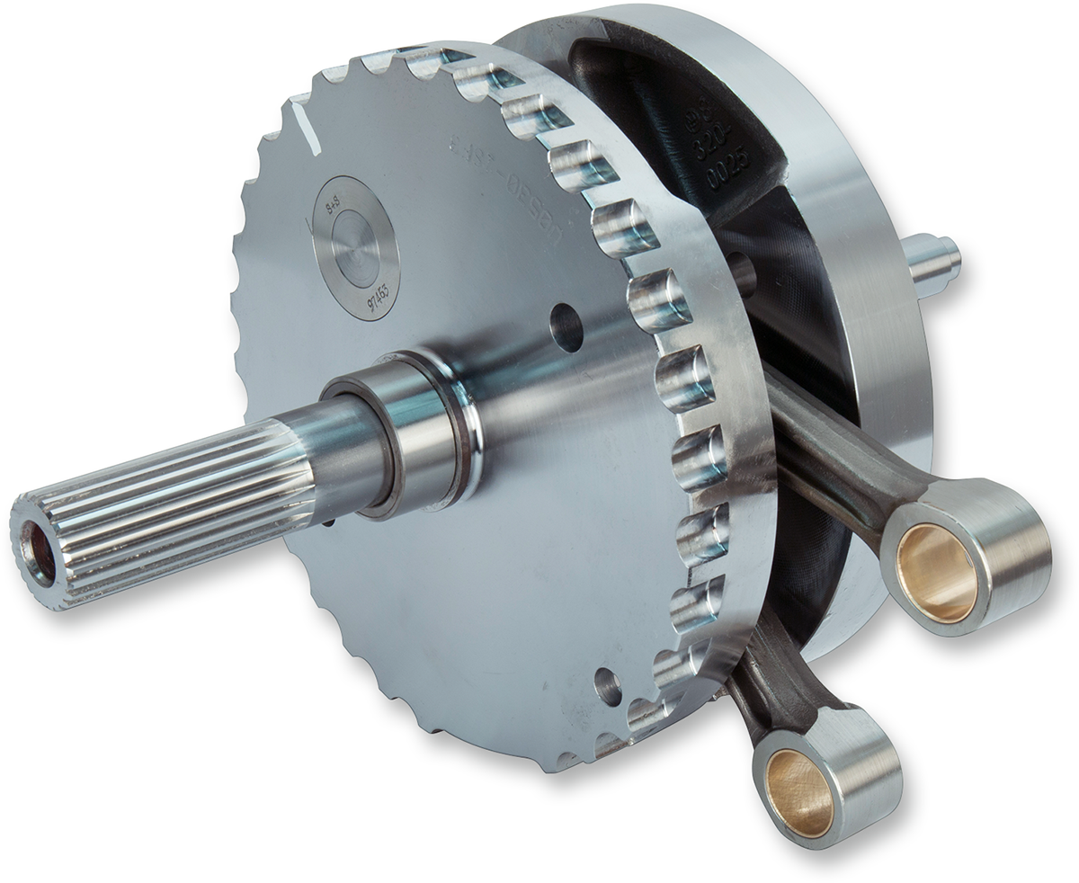 S&amp;S Cycle Flywheel - 4-3/8" - With Sprocket Bearing Race - Touring '07-'17 | Dyna '06-'17