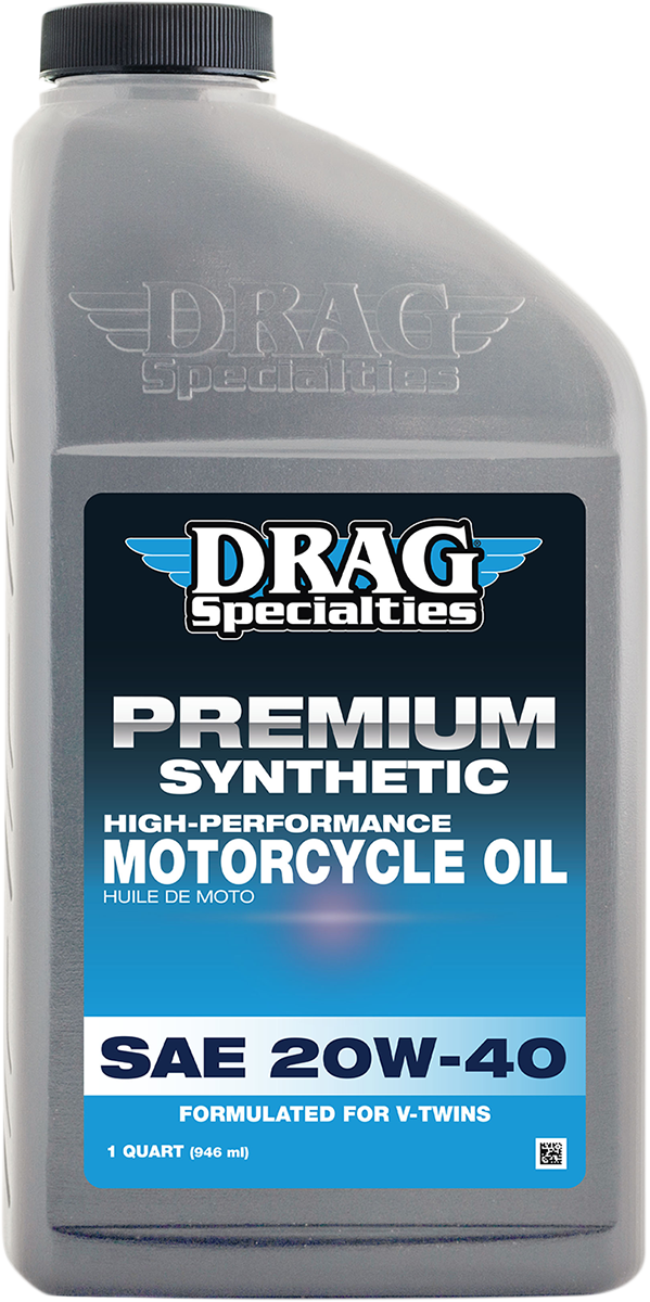 Drag Specialties Oil Synthetic Engine Oil - 20w-40 - 1 U.S. Quart