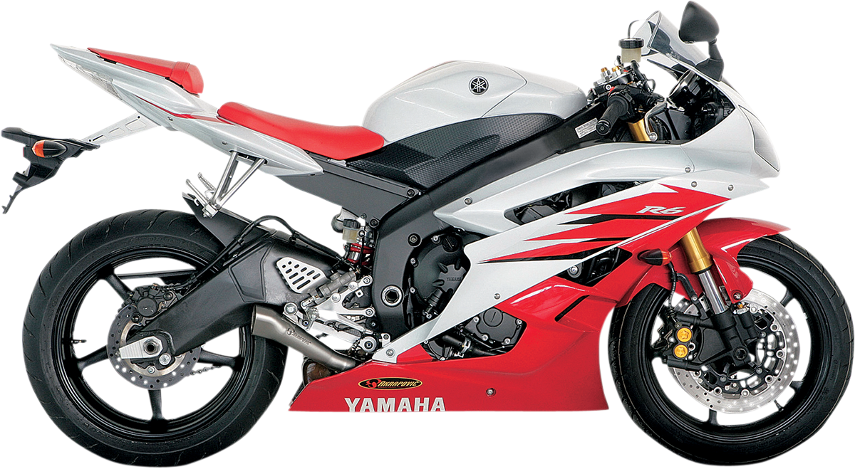 Akrapovic Slip-On Line Muffler - Titanium - Megaphone - YZF-R6