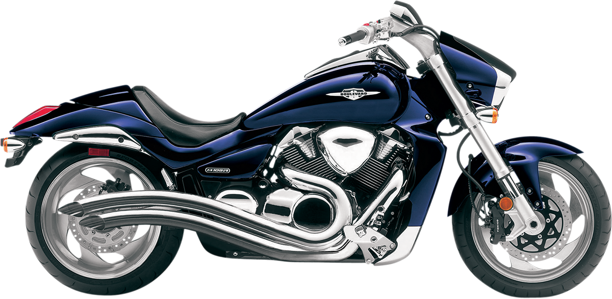 Cobra Speedster Swept Exhaust - Chrome - M109R