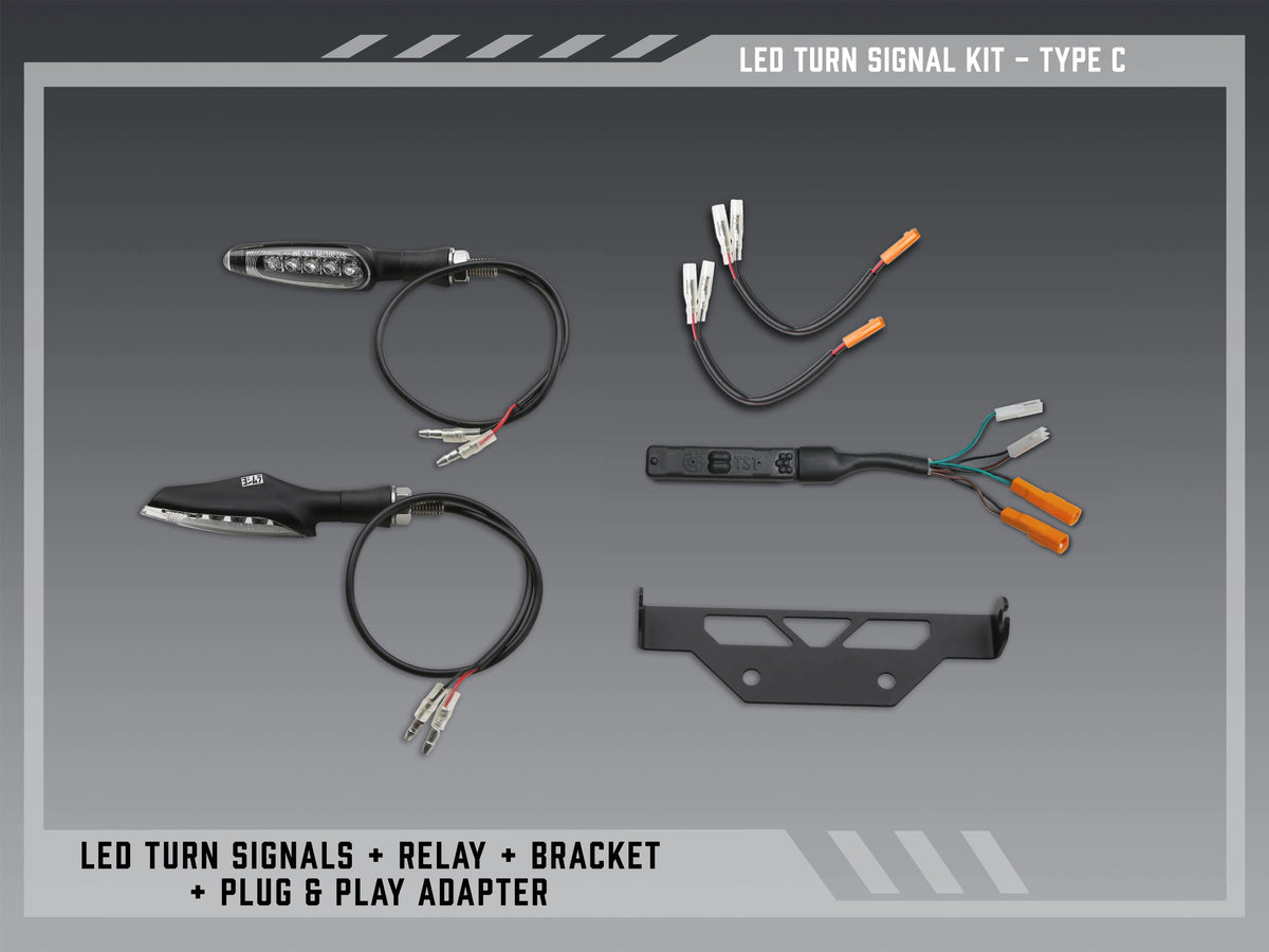 Yoshimura Type C Standard LED Signal Kit For V2 Fender Eliminators