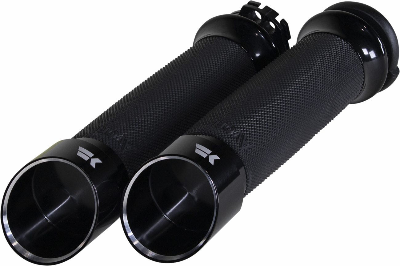 Khrome Werks Edge Grips - Custom Contour - Cable - Black