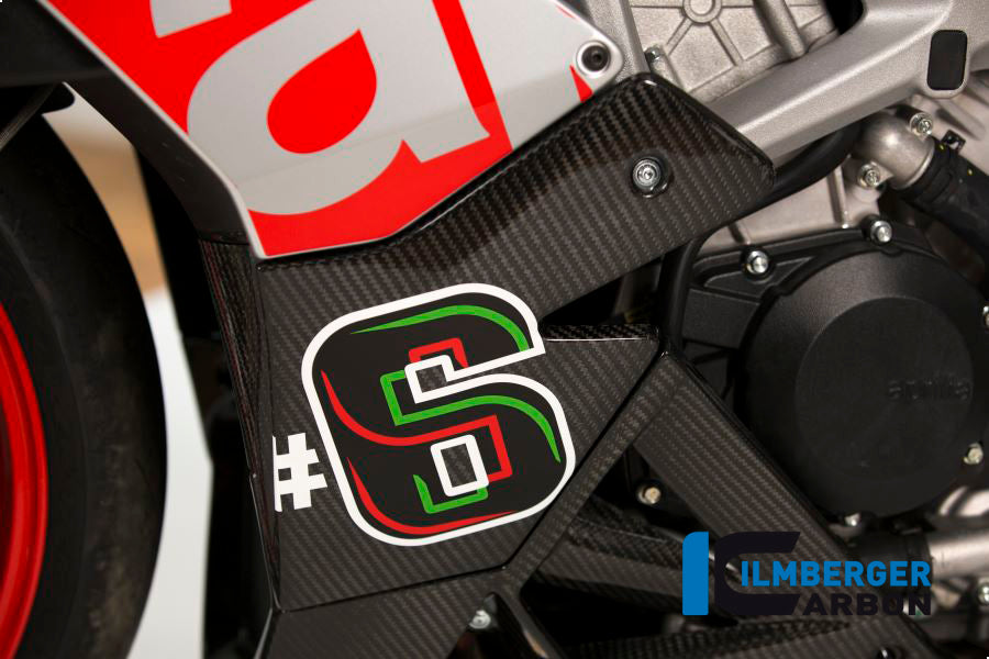 Ilmberger Carbon Motor Spoiler 3 PCS Aprilia Tuono V4 Up To 2016