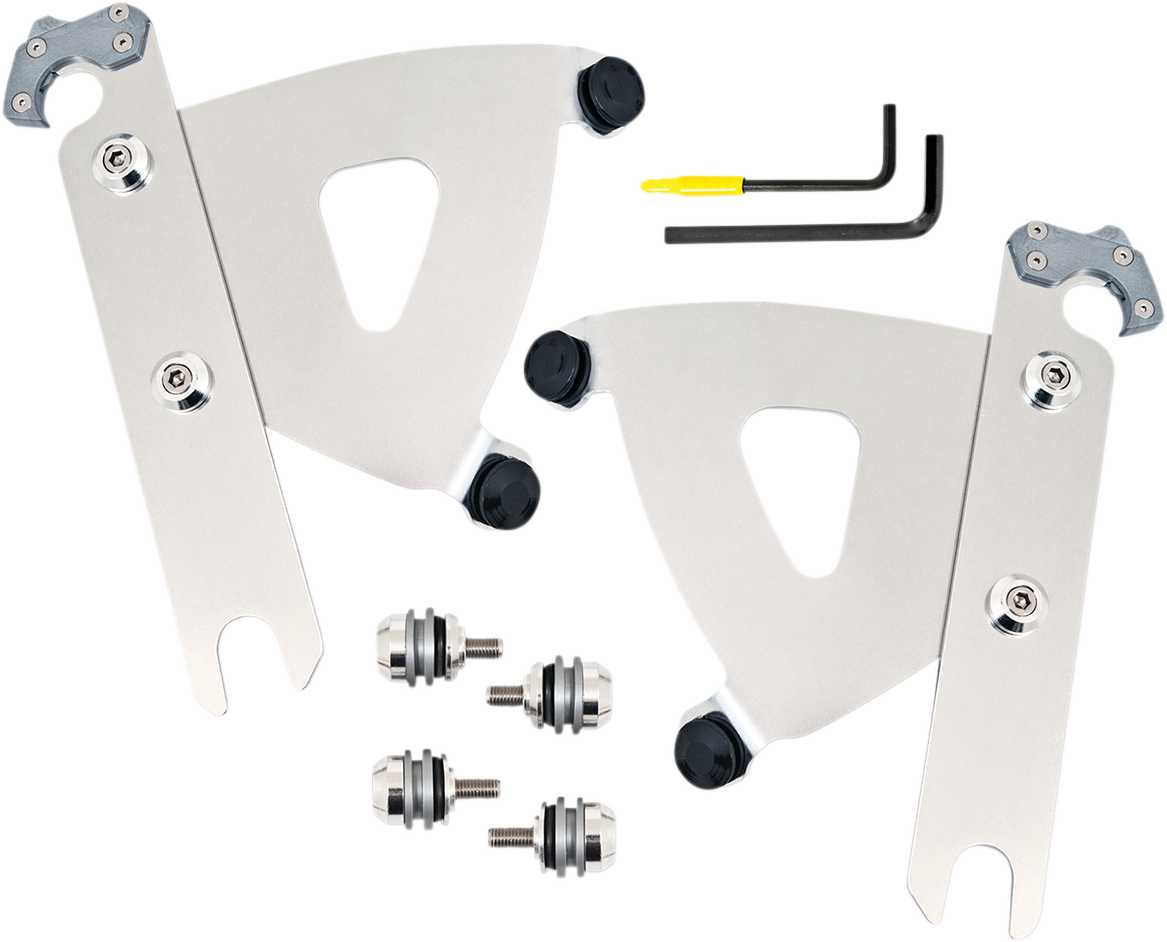 Memphis Shades Road Warrior Trigger-Lock Mounting Kit - Polished - FLS