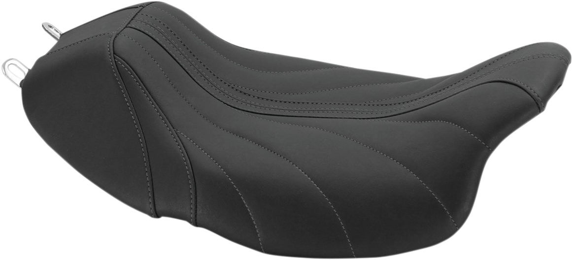 Mustang Revere Solo Seat - Gravity - Gray Stitched - FL '08-'25