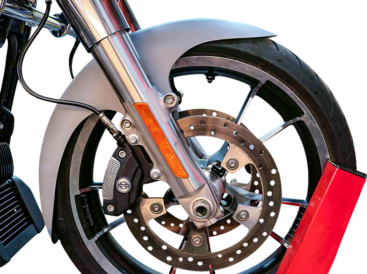 Paul Yaffe Bagger Nation Cafe Front Fender - 21" - Satin Adaptors