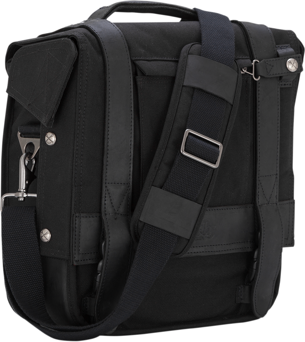 Burly Brand Voyager Detachable Cordura® Saddlebag - Black