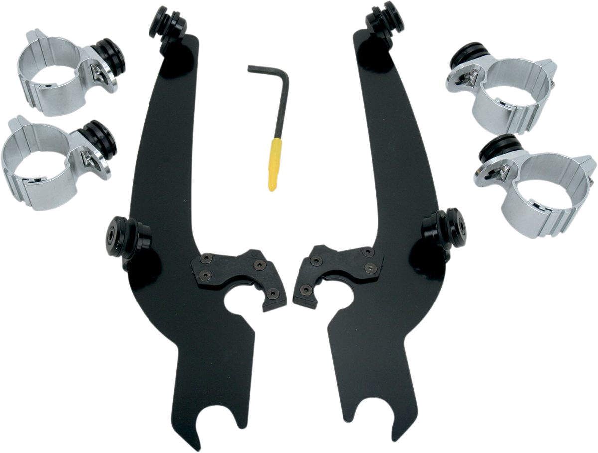 Memphis Shades Sportshield Trigger-Lock Mounting Kit - Black - Narrow