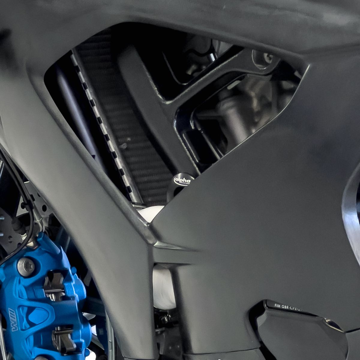 Alpha Racing Crash Pad Kit Frame Sliders BMW M1000RR 2025-2026