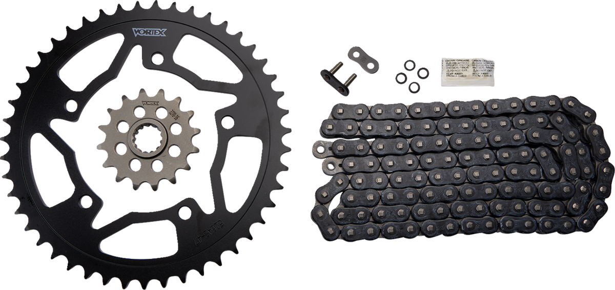 Vortex Chain And Sprocket Kit - HFRS - Black - Suzuki GSX-R750