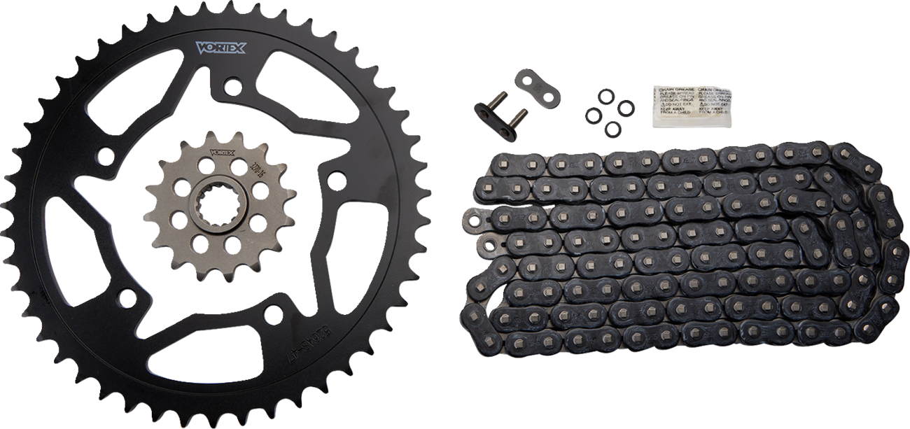 Vortex Chain And Sprocket Kit - HFRS - Black - Suzuki GSX-R750