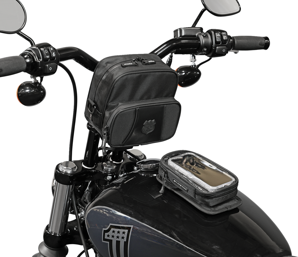 Nelson RIGG Route 1 Highway Handlebar Bag - Black