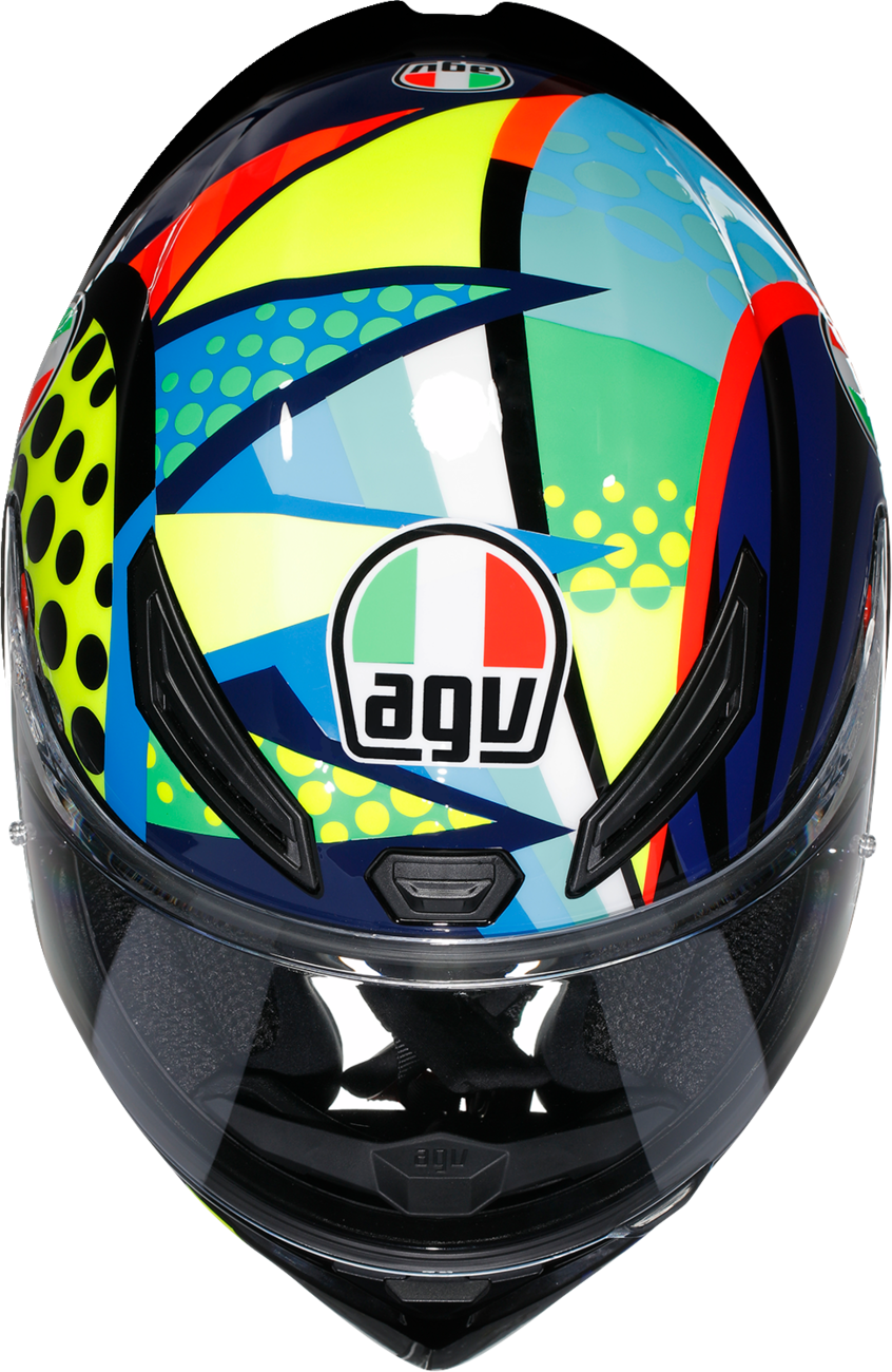 agv 2020 helmets Helmet 1:8 Misano Race 2 The AGV K1 S is prepared for the installation of communication systems. K1 S ROSSI WINTER TEST