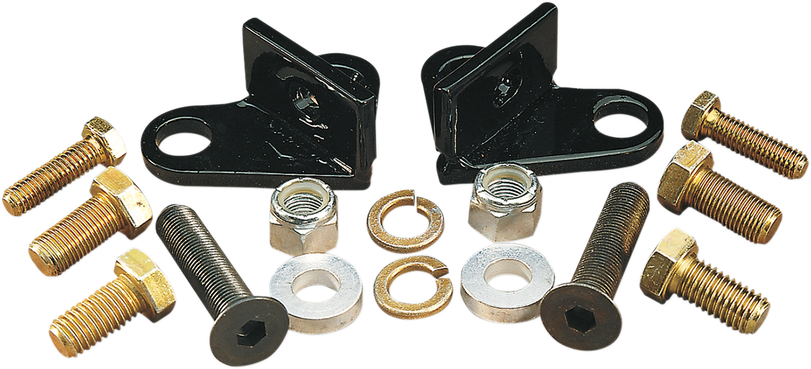 Burly Brand Lowering Kit - Rear - Lowers 1" - Black - '85-'96 FLT