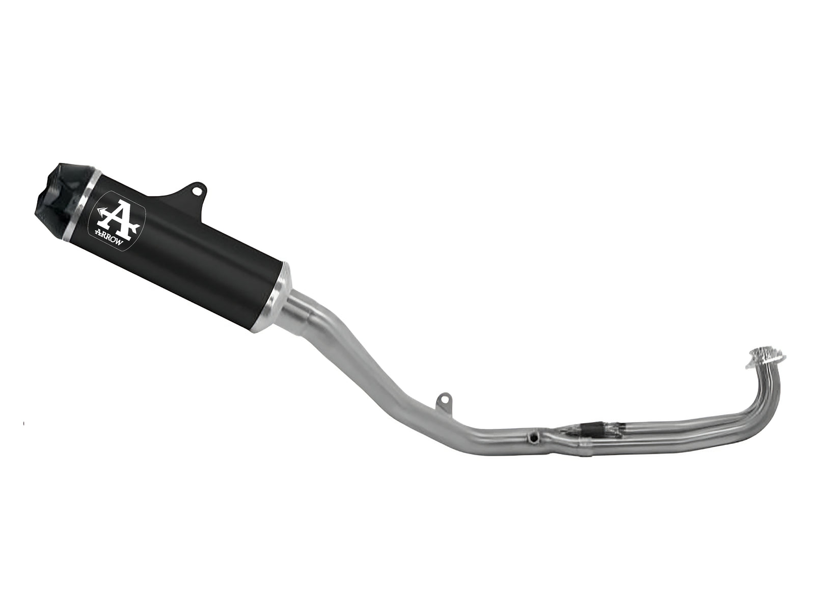 73022PKN Full System Racing With Indy Race Titanium Dark Slip Ons