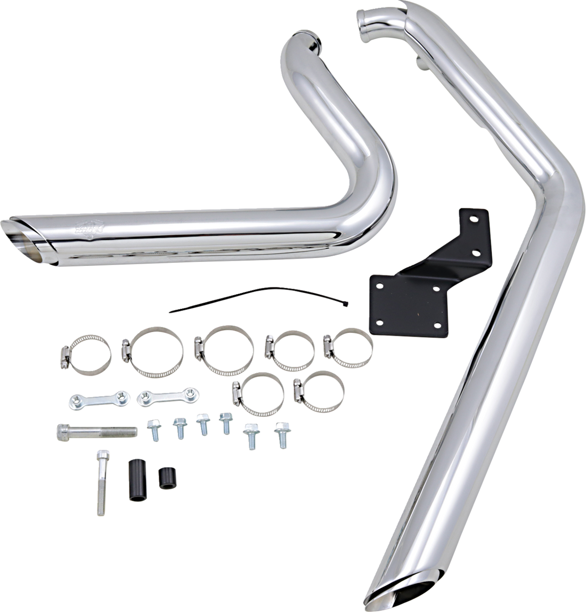 Vance & Hines Shortshots Staggered Exhaust System - Chrome / Chrome