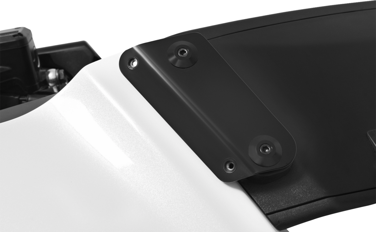 Memphis Shades Windshield Adapter Kit - Black - FLHX