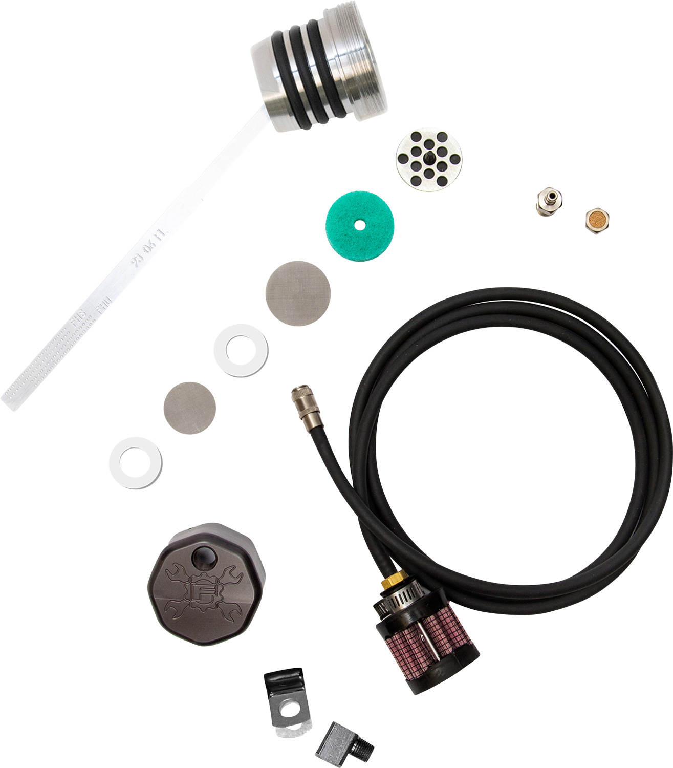 Feuling Parts Vented Dipstick - Black - Touring