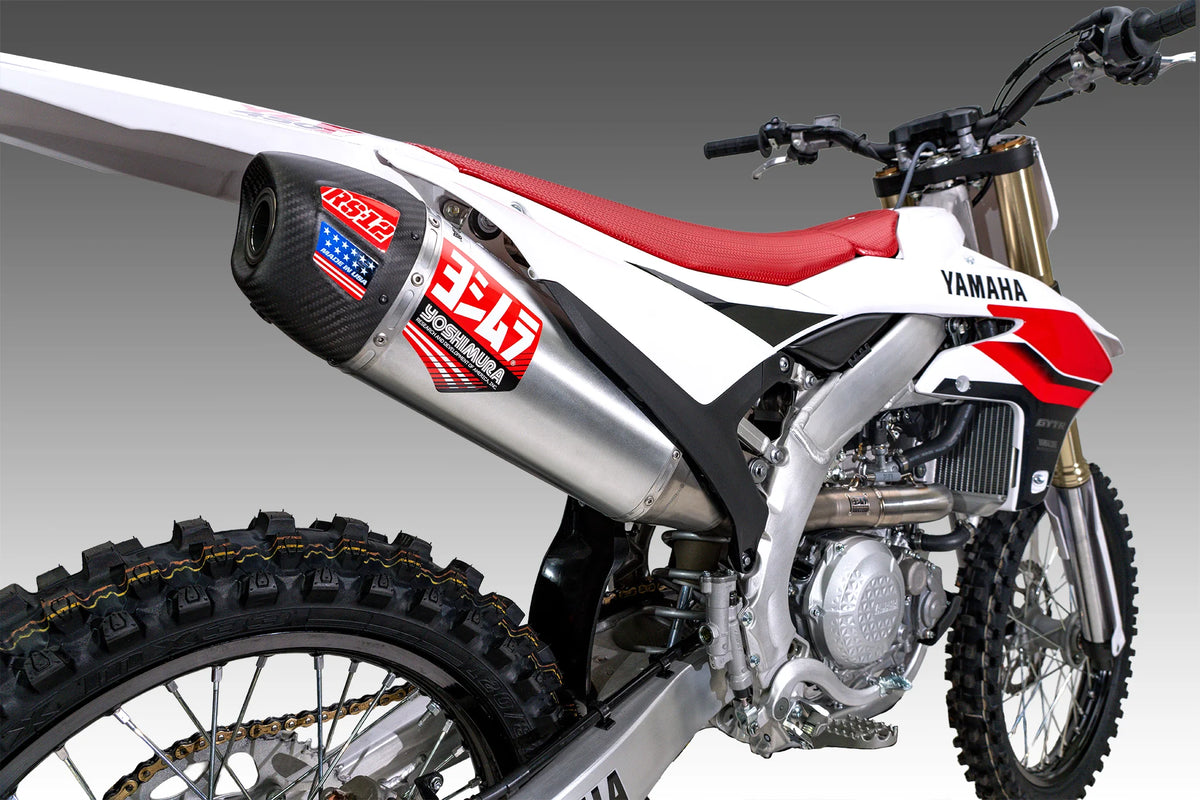 Yoshimura YZ450F 2026 RS-12 Stainless Titanium Full Exhaust, W/ Aluminum Muffler