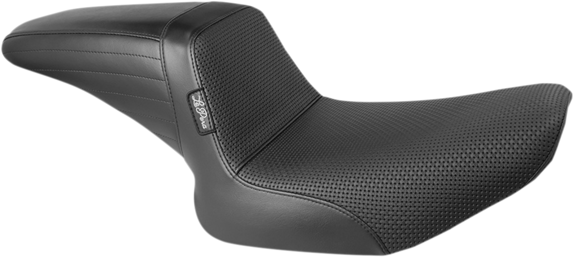 Le Pera Kickflip Seat - Basketweave - Black - FXR '82-'94