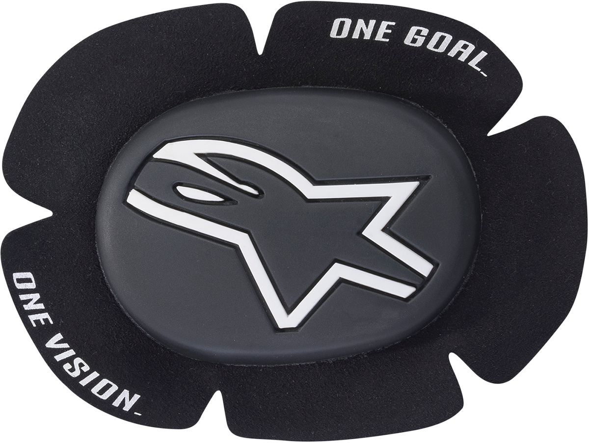 Alpinestars GP Sport Evo Knee Sliders - Black/White