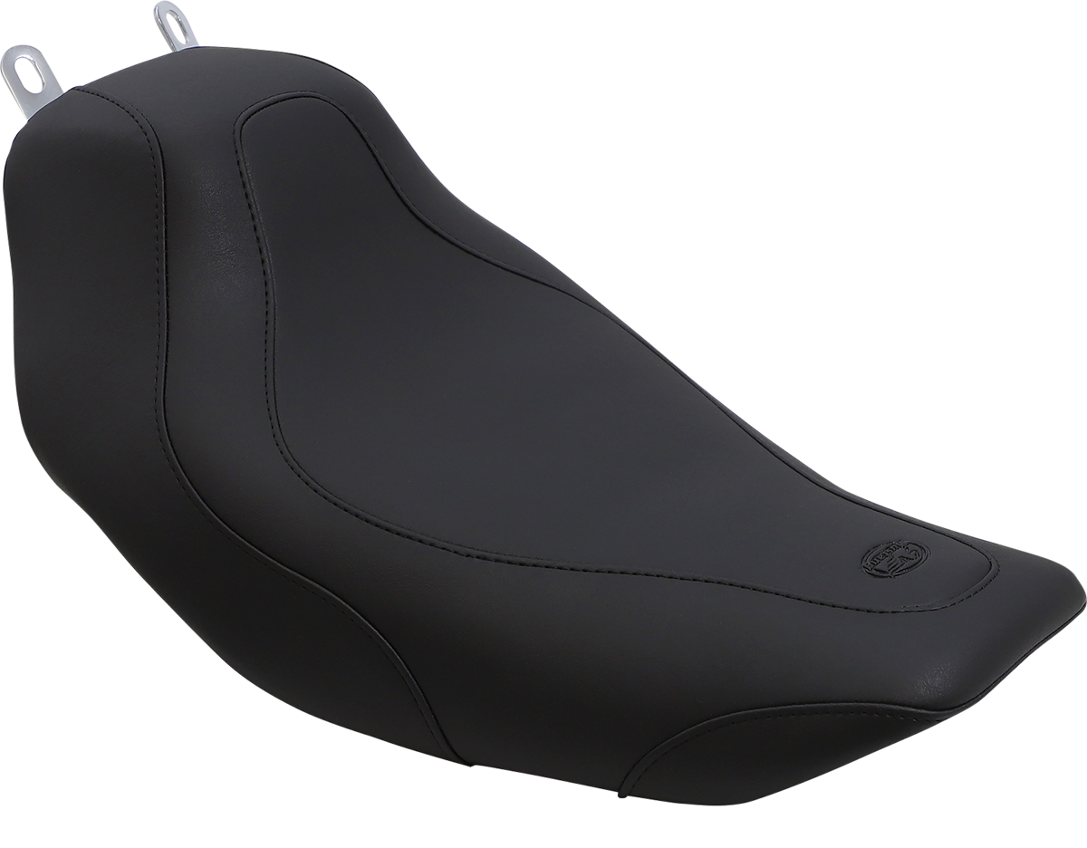 Mustang Tripper™ Solo Seat - Without Backrest - Stitched - Black - FLH/FLT '97-'07