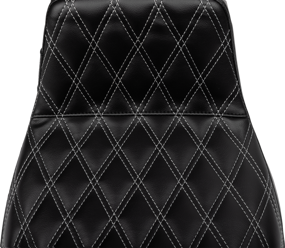 Le Pera Tailwhip Daddy Long Legs Seat - Gray Double Diamond Stitch - FLH/FLT '23-'25