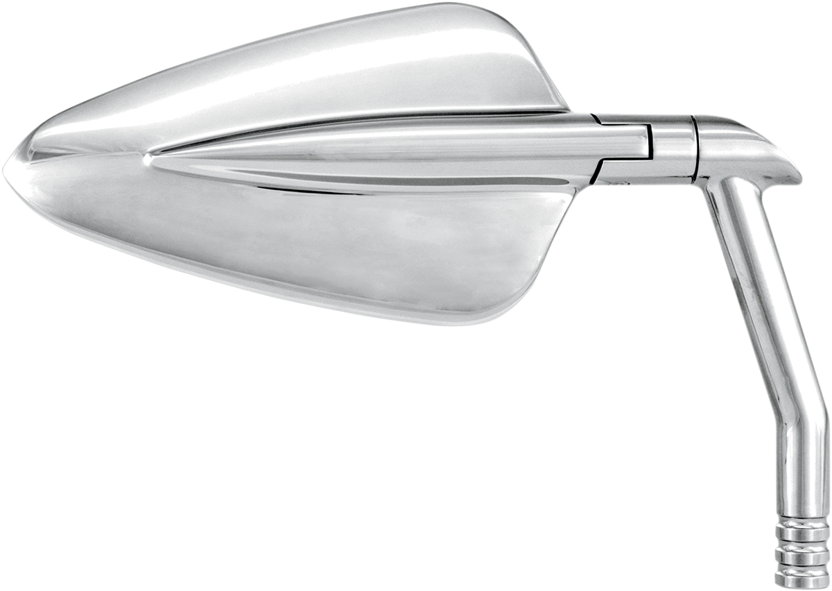 Performance Machine (PM) Mirror - Vision - Arrow XL - Side View - Triangle - Chrome - Left/Right