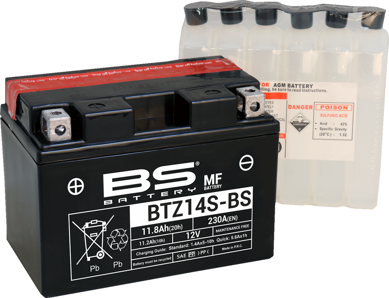 BS Battery Battery - BTZ14S-BS (YTZ)