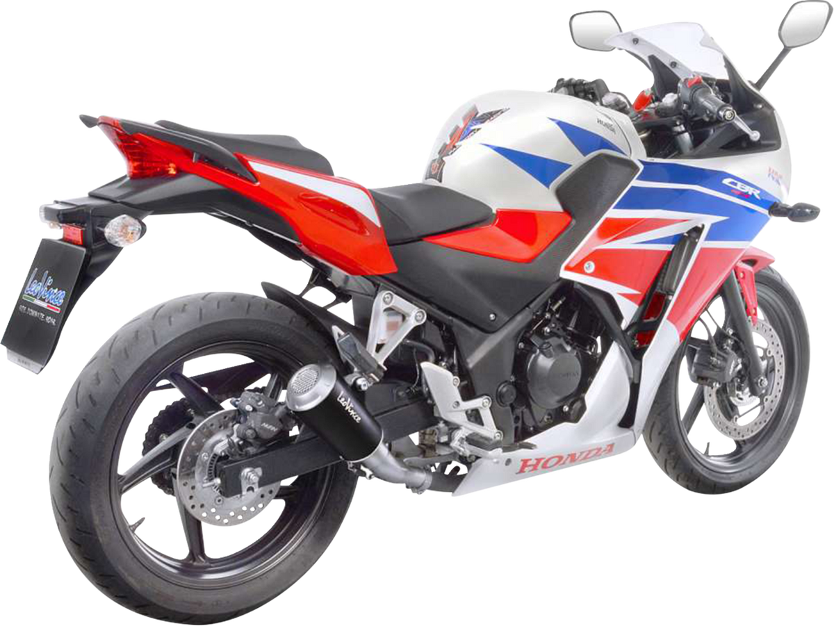 LeoVince LV-10 Slip-On Muffler - Black Stainless Steel - CBR300