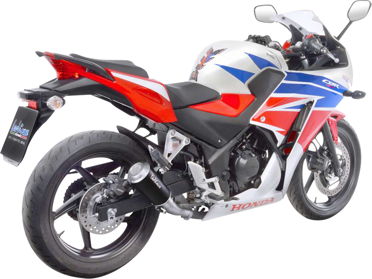 LeoVince LV-10 Slip-On Muffler - Black Stainless Steel - CBR300