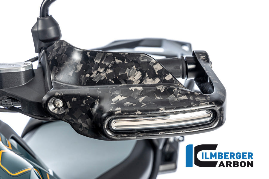Ilmberger Carbon Handguard For Turn Signals Left BMW R 1300 GS - Matte / Forged