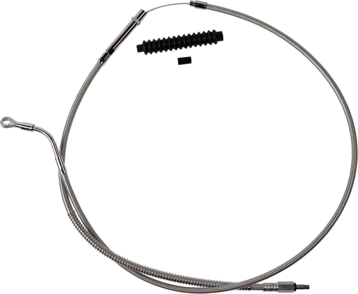 Barnett High-Efficiency Stainless Steel Clutch Cable For Harley-Davidson - Standard - '21-'24 FLH
