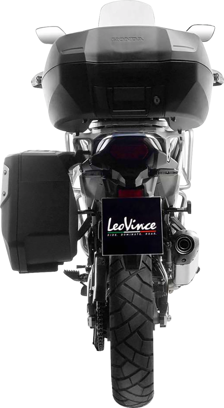 LeoVince LV-14 Slip-On Muffler - Stainless Steel - XL 750 Transalp