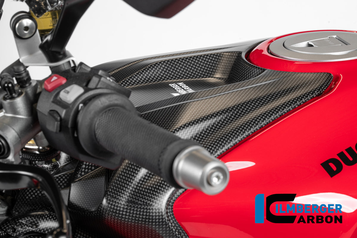 Ilmberger Carbon Tank Cover Ducati Streetfighter V4 2025-2026 - Matte / Plain