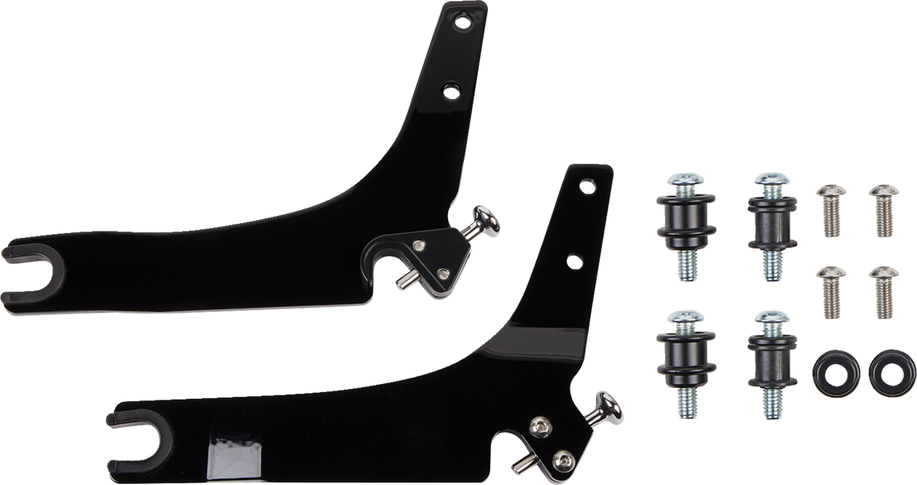 Cobra Backrest Kit - 14" - Chrome - Softail