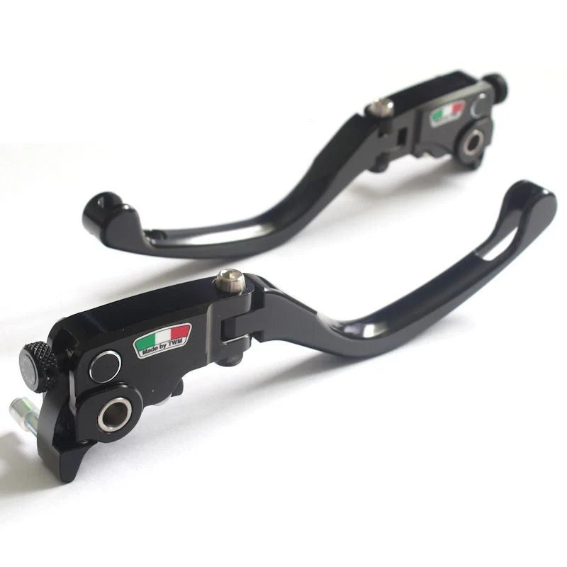 TWM GP Style Adjustable And Folding Levers For Panigale V4 V4S Tricolore