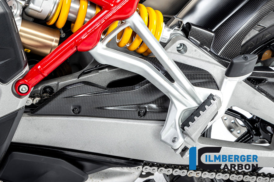 Ilmberger Carbon Chainguard/Swingarm Matt Surface Multistrada V4