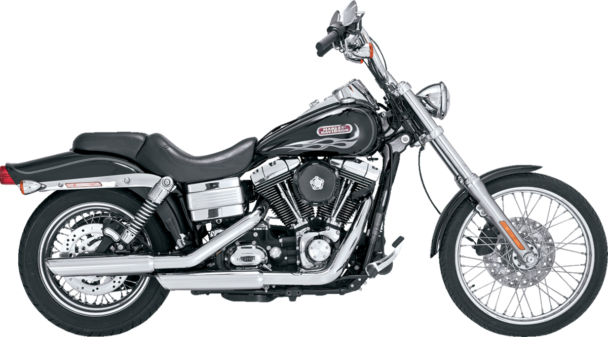 Vance &amp; Hines 3" Twin Slash Slip-On Muffler - Chrome
