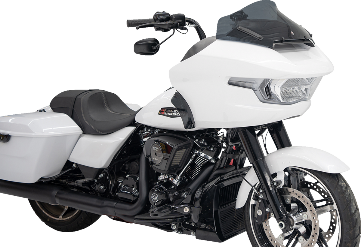 Klock Werks Sport Flare® Windshield - 10" - Dark Smoke - '23-'25 FLTRX